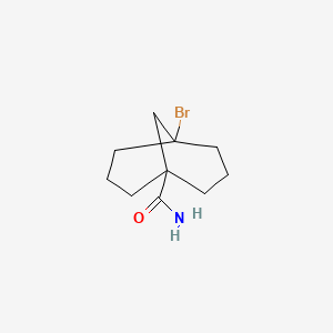 molecular formula C10H16BrNO B5127786 5-bromobicyclo[3.3.1]nonane-1-carboxamide 