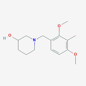 molecular formula C15H23NO3 B5127839 1-(2,4-dimethoxy-3-methylbenzyl)-3-piperidinol 