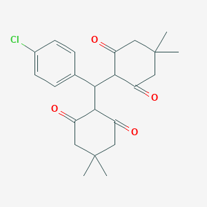 2-[(4-Chlorophenyl)(4,4-dimethyl-2,6-dioxocyclohexyl)methyl]-5,5-dimethyl-1,3-cyclohexanedione