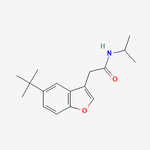 2-(5-tert-butyl-1-benzofuran-3-yl)-N-isopropylacetamide
