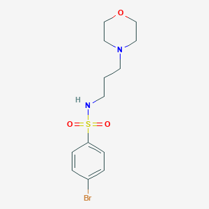 4-bromo-N-(3-morpholin-4-ylpropyl)benzenesulfonamide