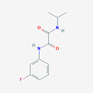 N-(3-fluorophenyl)-N'-isopropylethanediamide