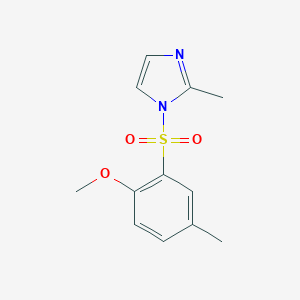 1-[(2-methoxy-5-methylphenyl)sulfonyl]-2-methyl-1H-imidazole