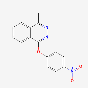 molecular formula C15H11N3O3 B5127994 1-methyl-4-(4-nitrophenoxy)phthalazine 