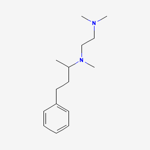 molecular formula C15H26N2 B5128024 N,N,N'-trimethyl-N'-(1-methyl-3-phenylpropyl)-1,2-ethanediamine 