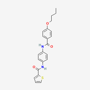 N-{4-[(4-butoxybenzoyl)amino]phenyl}-2-thiophenecarboxamide
