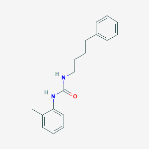 N-(2-methylphenyl)-N'-(4-phenylbutyl)urea