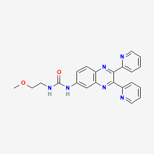 N-(2,3-di-2-pyridinyl-6-quinoxalinyl)-N'-(2-methoxyethyl)urea