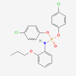 bis(4-chlorophenyl) (2-propoxyphenyl)amidophosphate