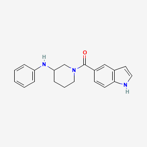 1-(1H-indol-5-ylcarbonyl)-N-phenyl-3-piperidinamine