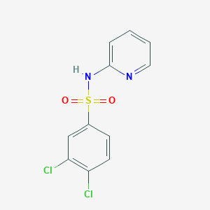 molecular formula C11H8Cl2N2O2S B512815 3,4-dichloro-N-pyridin-2-ylbenzenesulfonamide CAS No. 459183-18-7