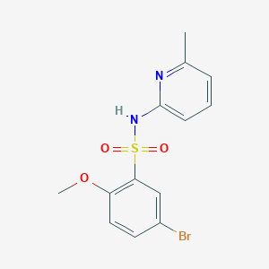 5-bromo-2-methoxy-N-(6-methyl-2-pyridinyl)benzenesulfonamide