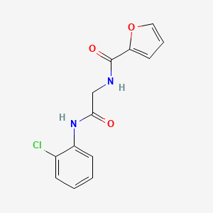 N-{2-[(2-chlorophenyl)amino]-2-oxoethyl}-2-furamide