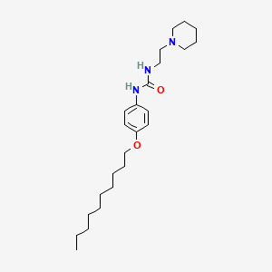 N-[4-(decyloxy)phenyl]-N'-[2-(1-piperidinyl)ethyl]urea