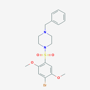 1-Benzyl-4-[(4-bromo-2,5-dimethoxyphenyl)sulfonyl]piperazine
