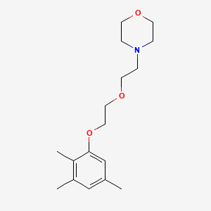 molecular formula C17H27NO3 B5128303 4-{2-[2-(2,3,5-trimethylphenoxy)ethoxy]ethyl}morpholine 