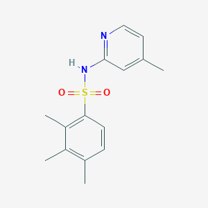 molecular formula C15H18N2O2S B512835 2,3,4-trimethyl-N-(4-methyl-2-pyridinyl)benzenesulfonamide CAS No. 433975-31-6