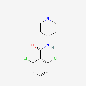 2,6-dichloro-N-(1-methyl-4-piperidinyl)benzamide