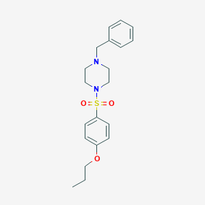 1-Benzyl-4-(4-propoxyphenyl)sulfonylpiperazine