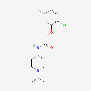 2-(2-chloro-5-methylphenoxy)-N-(1-isopropyl-4-piperidinyl)acetamide