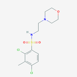 2,4-Dichloro-3-methyl-N-(2-morpholin-4-yl-ethyl)-benzenesulfonamide