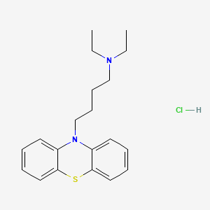 molecular formula C20H27ClN2S B5128449 N,N-diethyl-4-(10H-phenothiazin-10-yl)-1-butanamine hydrochloride 