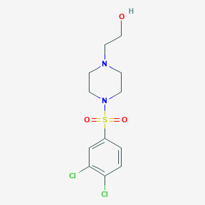 2-[4-(3,4-Dichlorophenyl)sulfonylpiperazin-1-yl]ethanol