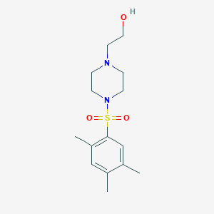 molecular formula C15H24N2O3S B512846 2-(4-((2,4,5-Trimethylphenyl)sulfonyl)piperazin-1-yl)ethanol CAS No. 524718-91-0