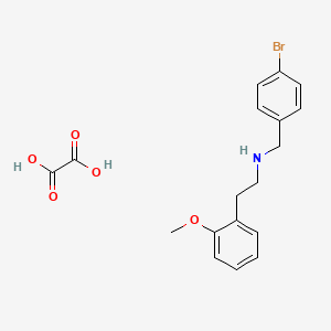 N-(4-bromobenzyl)-2-(2-methoxyphenyl)ethanamine oxalate