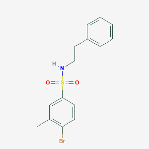 4-bromo-3-methyl-N-(2-phenylethyl)benzenesulfonamide