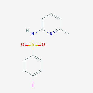 molecular formula C12H11IN2O2S B512855 4-iodo-N-(6-methylpyridin-2-yl)benzenesulfonamide CAS No. 682788-66-5