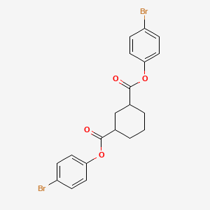 bis(4-bromophenyl) 1,3-cyclohexanedicarboxylate