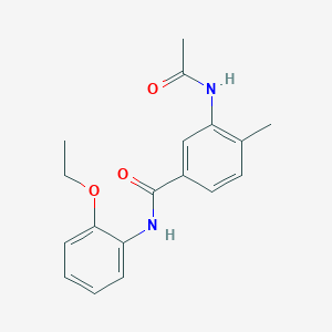 3-(acetylamino)-N-(2-ethoxyphenyl)-4-methylbenzamide