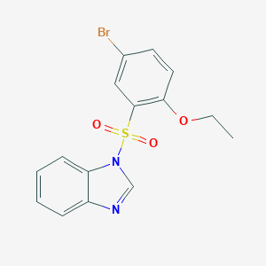 1-(5-Bromo-2-ethoxyphenyl)sulfonylbenzimidazole
