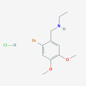 N-(2-bromo-4,5-dimethoxybenzyl)ethanamine hydrochloride