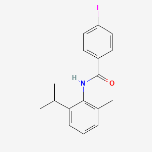 molecular formula C17H18INO B5128760 4-iodo-N-(2-isopropyl-6-methylphenyl)benzamide 