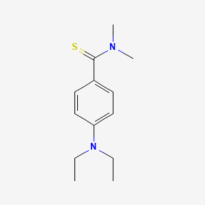 molecular formula C13H20N2S B5128788 4-(diethylamino)-N,N-dimethylbenzenecarbothioamide 