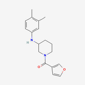 N-(3,4-dimethylphenyl)-1-(3-furoyl)-3-piperidinamine