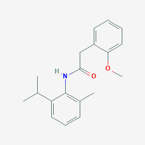 molecular formula C19H23NO2 B5128999 N-(2-isopropyl-6-methylphenyl)-2-(2-methoxyphenyl)acetamide 