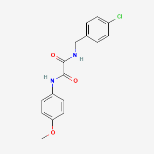 molecular formula C16H15ClN2O3 B5129040 N-(4-chlorobenzyl)-N'-(4-methoxyphenyl)ethanediamide 