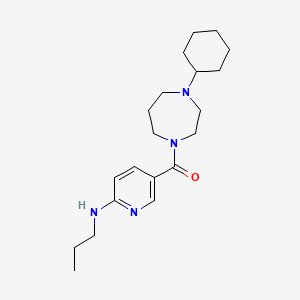 5-[(4-cyclohexyl-1,4-diazepan-1-yl)carbonyl]-N-propyl-2-pyridinamine