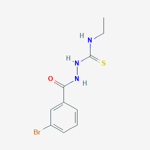 molecular formula C10H12BrN3OS B5129069 2-(3-bromobenzoyl)-N-ethylhydrazinecarbothioamide CAS No. 5626-61-9