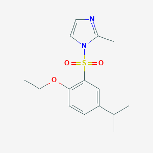 1-(2-Ethoxy-5-propan-2-ylphenyl)sulfonyl-2-methylimidazole