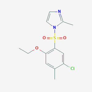 1-[(5-chloro-2-ethoxy-4-methylphenyl)sulfonyl]-2-methyl-1H-imidazole