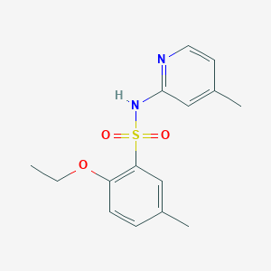 2-ethoxy-5-methyl-N-(4-methyl-2-pyridinyl)benzenesulfonamide