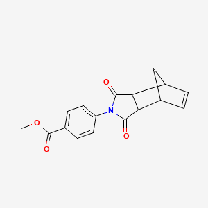 methyl 4-(3,5-dioxo-4-azatricyclo[5.2.1.0~2,6~]dec-8-en-4-yl)benzoate