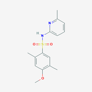 4-methoxy-2,5-dimethyl-N-(6-methyl-2-pyridinyl)benzenesulfonamide