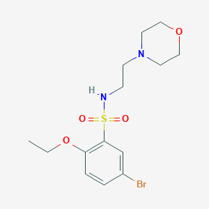 5-bromo-2-ethoxy-N-(2-morpholinoethyl)benzenesulfonamide