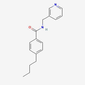 molecular formula C17H20N2O B5129476 4-butyl-N-(3-pyridinylmethyl)benzamide 