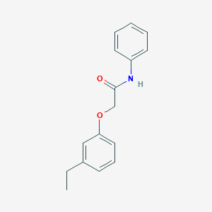 molecular formula C16H17NO2 B5129575 2-(3-ethylphenoxy)-N-phenylacetamide 